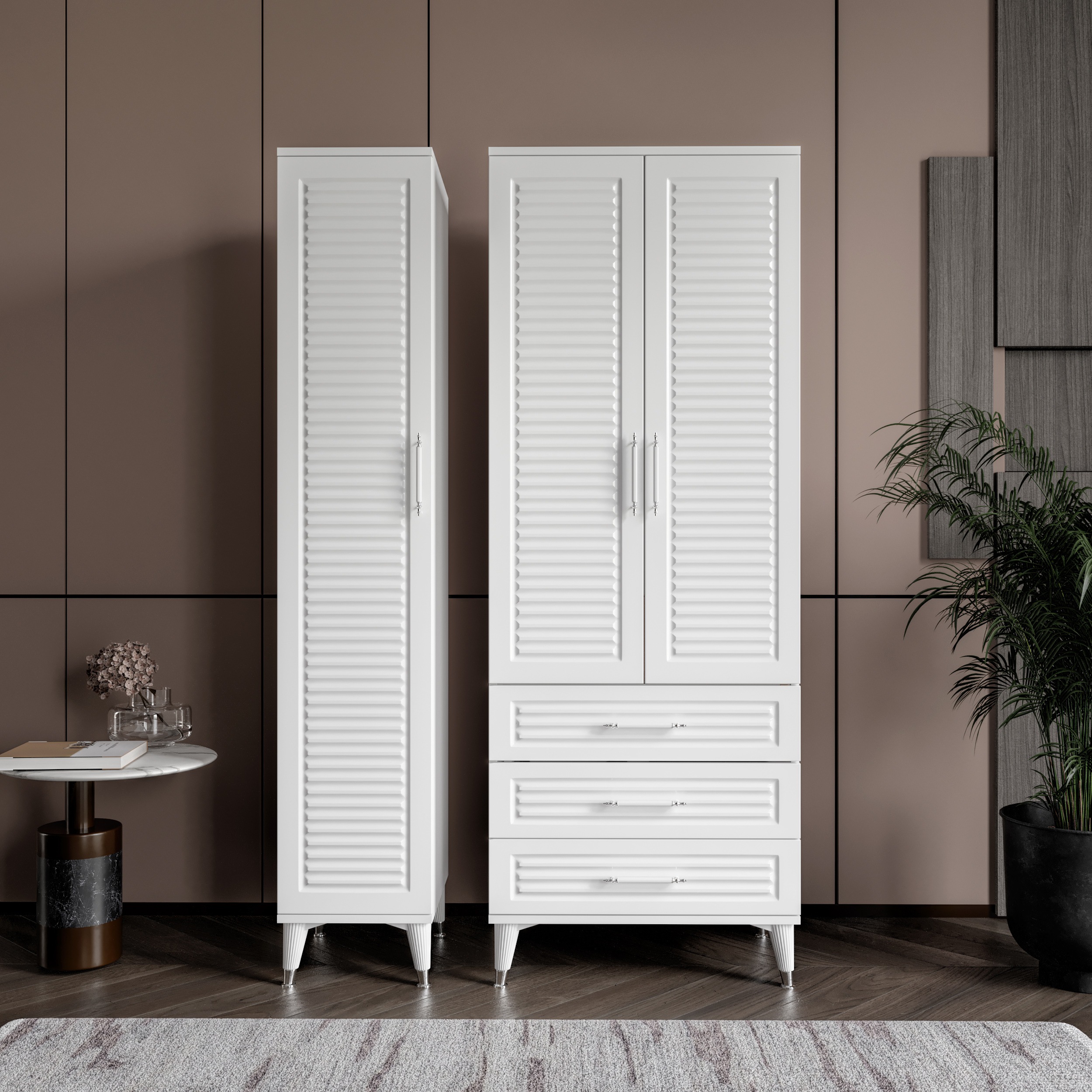 ASRASAN PANJURLU 3 KAPILI DOLAP 