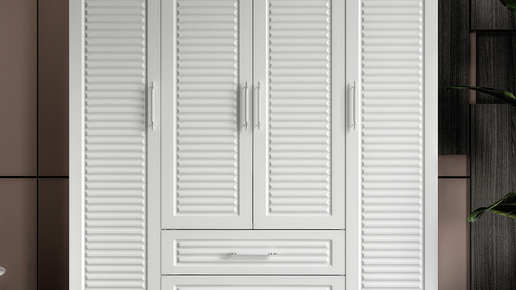 ASRASAN  PANJURLU 4 KAPILI DOLAP 