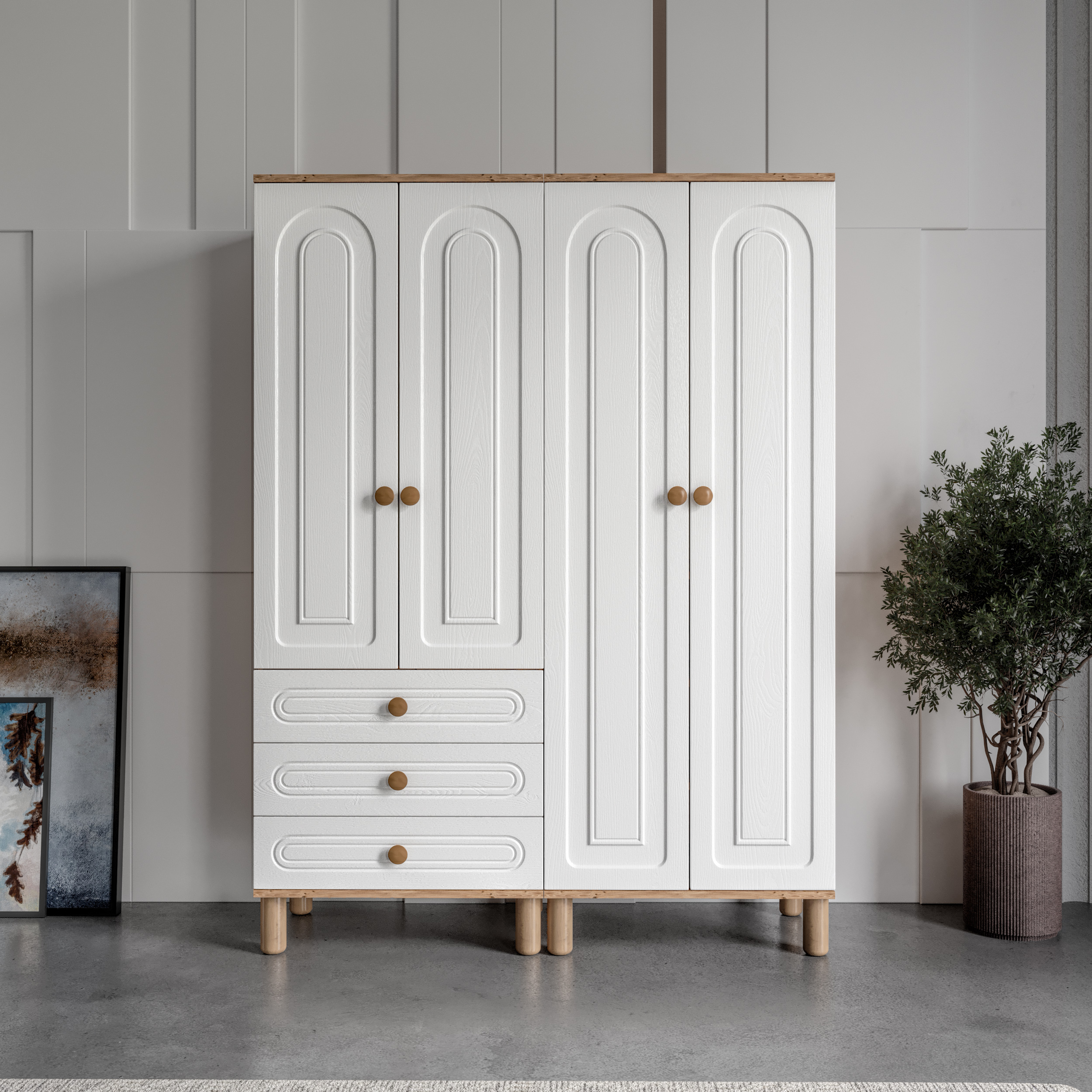 ASRASAN XL BOHEM 4 KAPILI DOLAP  